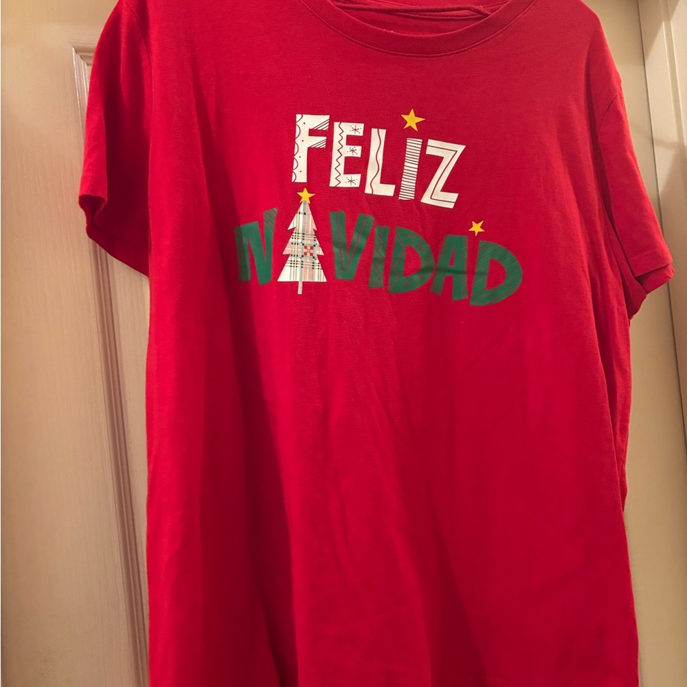 Red Feliz Navidad T-Shirt